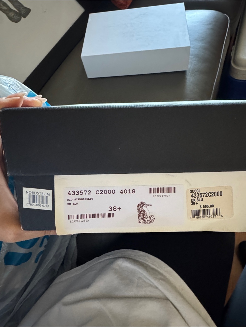 Gucci Black Shoe Box with White Label - Picture 2 of 7